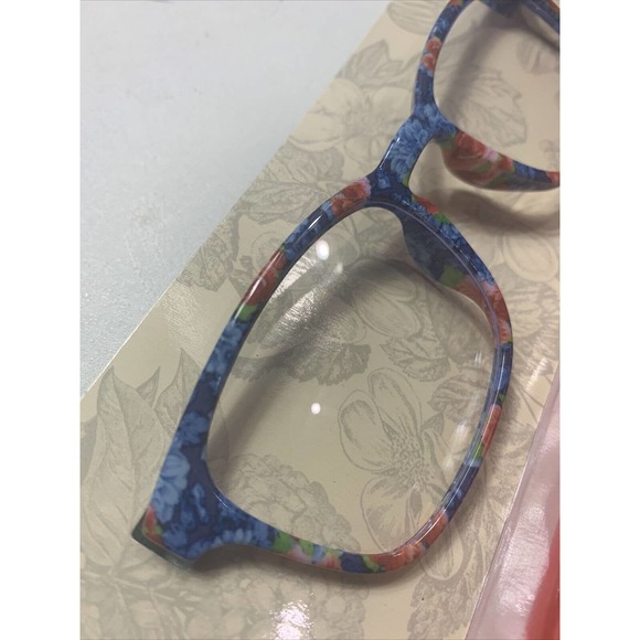 The Pioneer Woman "Vintage Floral" Blue Light Screen Protection Glasses W/ Case - Picture 2 of 6